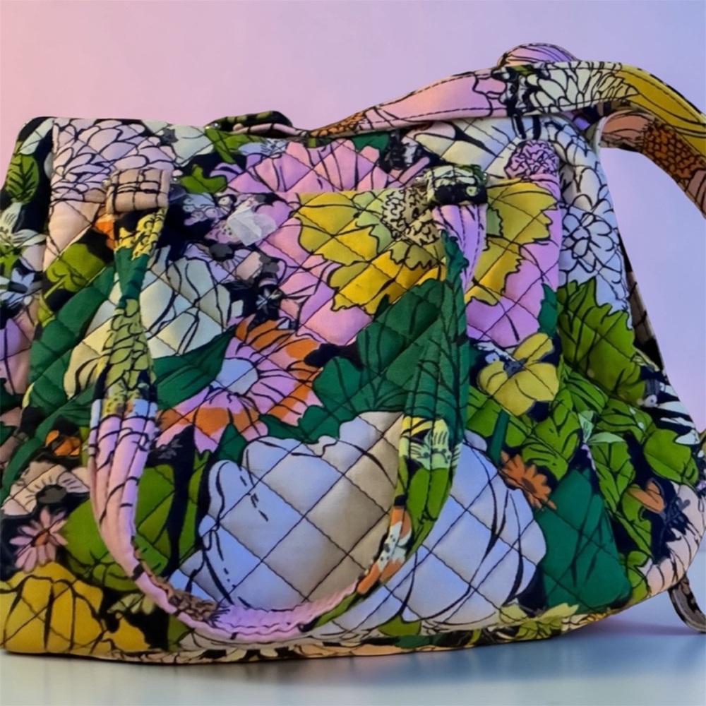 Vera Bradley Floral Quilted Tote Bag